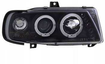 Reflektory lampy przednie Seat Ibiza Cordoba 6K BLACK RING