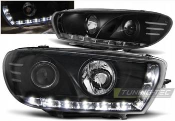 Reflektory przednie VW Scirocco BLACK DAYLIGHT