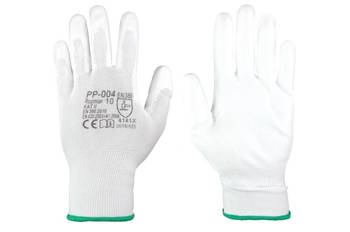 Rękawice robocze białe (z powłoką z poliuretanu)