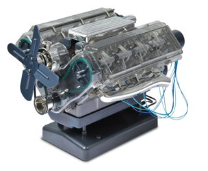 Silnik spalinowy Haynes V8 engine model do składania