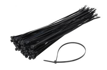 Taśmy kablowe czarne 2,5x150mm - 100 szt.