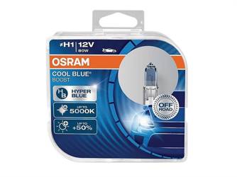 Żarówki OSRAM H1 12V 80W P14,5s Cool Blue Boost 5000K HyperBlue +50% 2 szt.