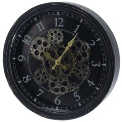 Zegar ścienny wiszący okrągły INDUSTRIALNY 37 cm ruchomy mechanizm