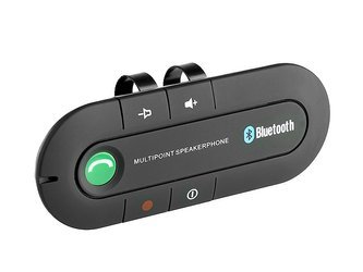 Zestaw głośnomówiący Bluetooth z klipsem na osłonę przeciwsłoneczną