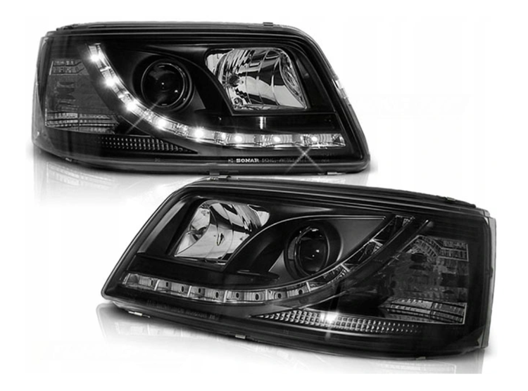 Headlights volkswagen t5. Лампы vw t5. 1 красные с бегающим поворотником. Фары projektzwo vw t4. Фара фольксваген транспортер т5.