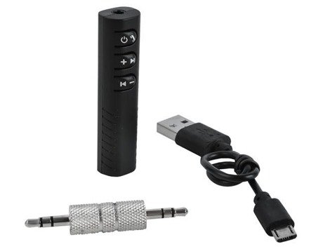 Adapter AUX Bluetooth redukcja szumów mikrofon