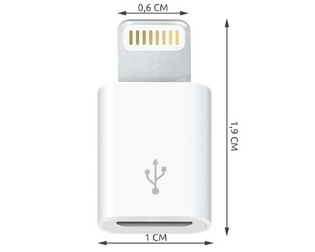 Adapter przejściówka microusb do lightning do iPhone
