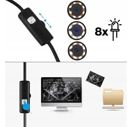 Endoskop Kamera Inspekcyjna Fhd 1080 Android Usb-c