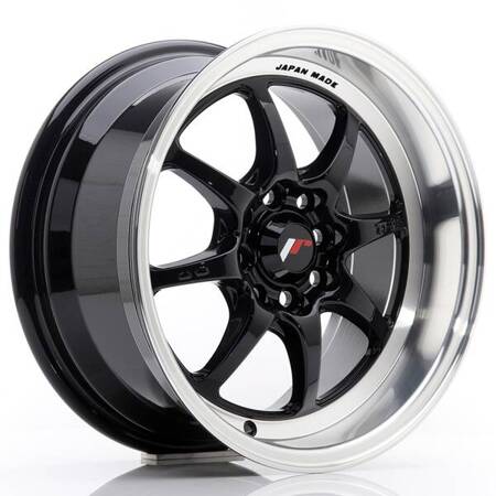 Felgi aluminiowe JR Wheels TF2 15x7,5 ET30 4x100/108 Gloss Black