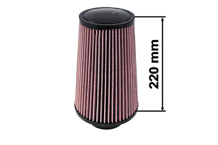 Filtr stożkowy TURBOWORKS H:220mm OTW:101mm Purple
