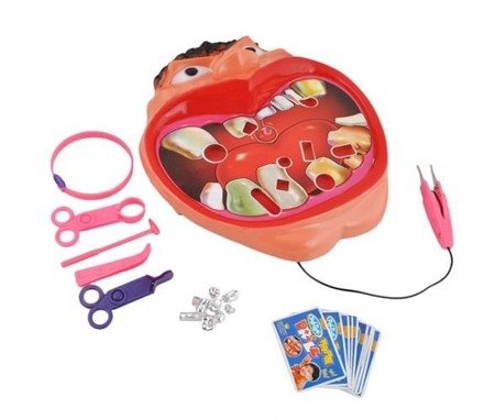 Gra rodzinna Szalony dentysta dla dzieci zabawka