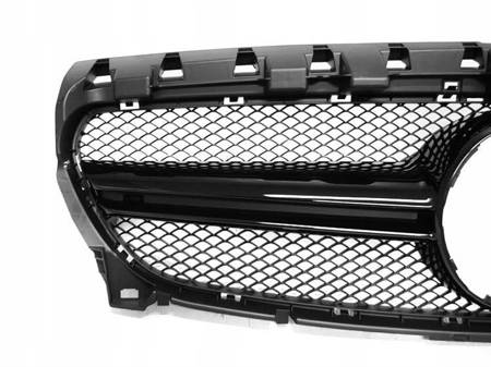 Grill Glossy Black Sport Style Fits Mercedes CLA W