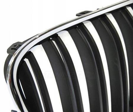 Grill przedni BMW F01 09-15 CHROME BLACK