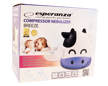 Inhalator Nebulizator dla dzieci na astmę alergię Esperanza