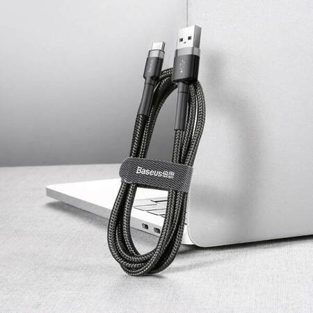 Kabel USB do USB-C Baseus Cafule 2A 300 cm szaro-czarny
