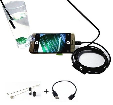 Kamera Inspekcyjna Endoskop boroskop warsztatowa Android