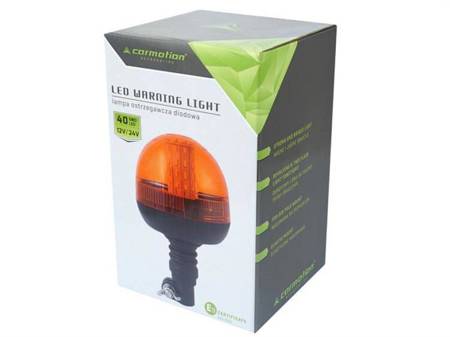 Lampa ostrzegawcza 40 SMD LED 12/24V, elastyczna, pomarańczowa, E9 ECE R10