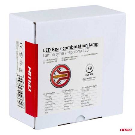 Lampa tylna zespolona LED AMiO RCL-06-LR lewa/prawa