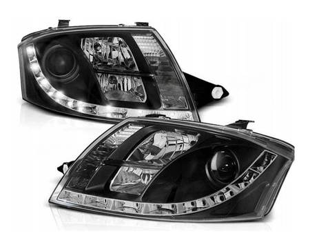 Lampy przednie reflektory Audi TT 8N BLACK DAYLIGH