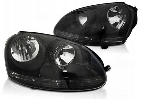 Lampy przednie reflektory VW GOLF V 5 03-09 BLACK
