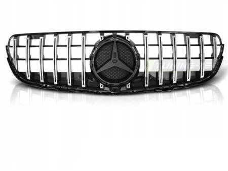 Mercedes GLC W253 15- GT-R Style Chrome Glossy Black