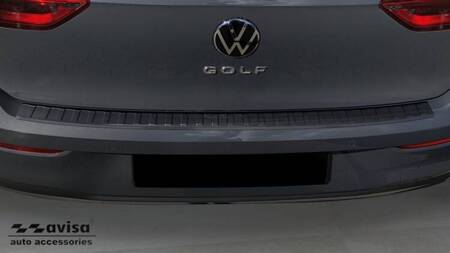 Nakładka na zderzak tylny do Volkswagen Golf 8 Hatchback (czarna)