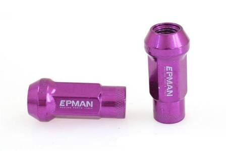 Nakrętki M12x1.5 Stal 48mm EPMAN Purple Stożek