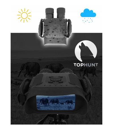 Noktowizor TOPHUNT NV-900 IR 3W zasięg 400m + 32GB