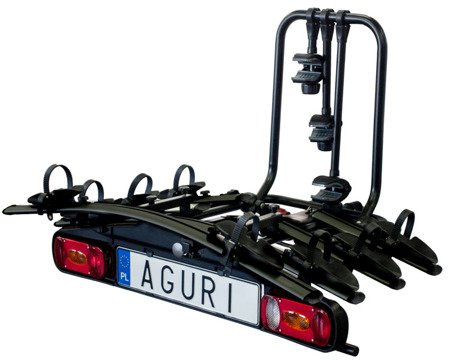 Platforma bagażnik rowerowy Aguri Active Bike 4 rowery black