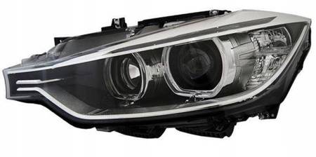 Reflektory lampy przednie BMW F30 F31 Angel Eyes LED Black