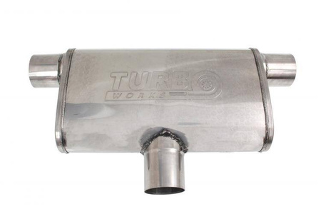 Tłumik Środkowy Tylny 63,5mm TurboWorks LT 409SS