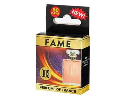 Zapach samochodowy FAME #003, 10 ml