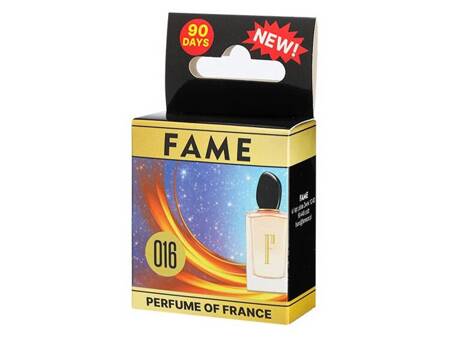 Zapach samochodowy FAME #016, 10 ml