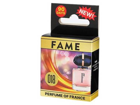 Zapach samochodowy FAME #018, 10 ml