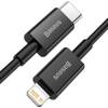 BASEUS Kabel USB-C do Lightning Superior Series, 20W, PD, 200 cm czarny