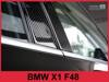 BMW X1 F48 Osłony na słupki drzwi Karbon