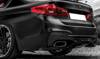 DYFUZOR BMW G30/G31 SEDAN/TOURING 17- PIANO BLACK