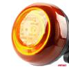 Lampa ostrzegawcza W21p na trzpień R65 R10 18LED 12/24V IP56