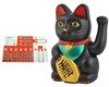 Maneki neko japoński kot szczęścia bogactwa czarny