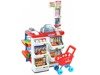 Supermarket zabawkowy sklepik dla dzieci + wózek